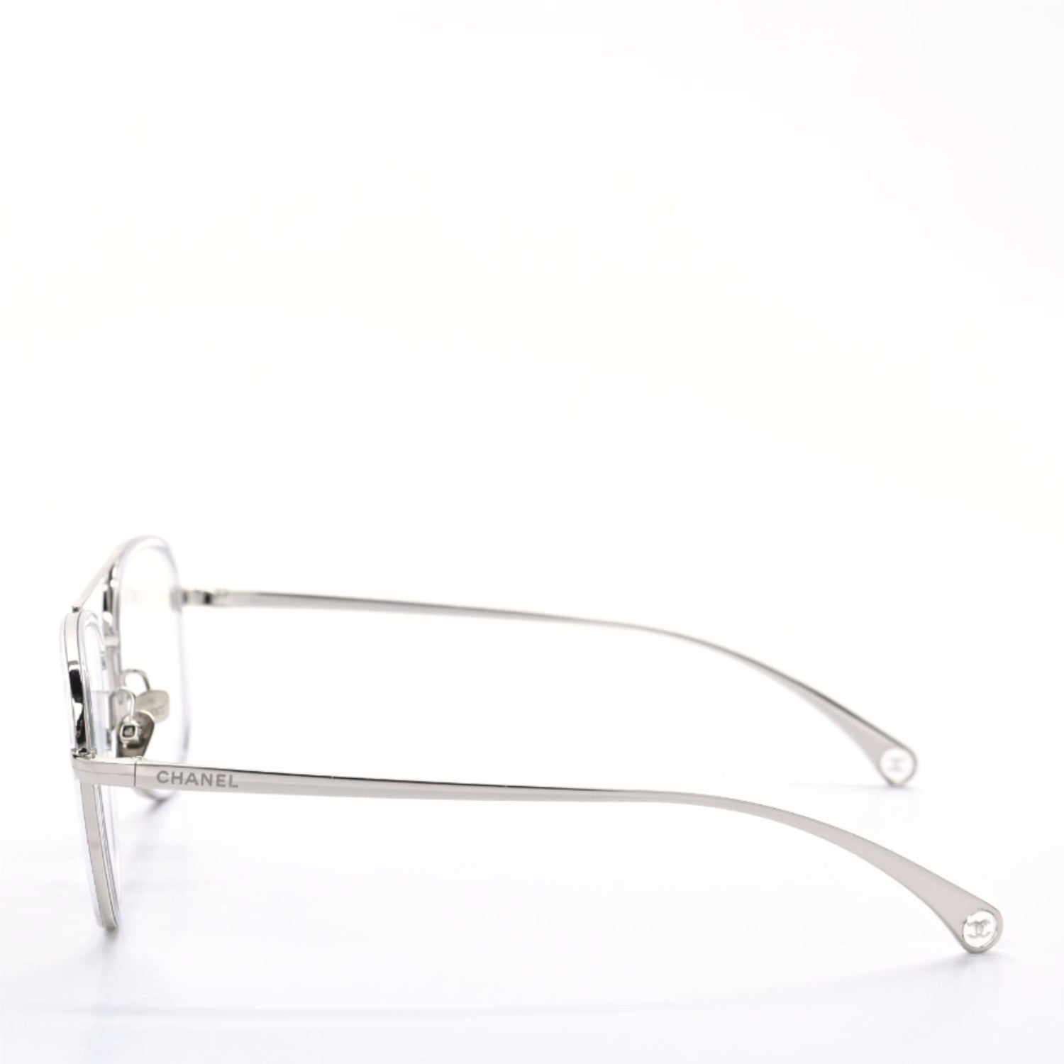 Chanel Acetate Pilot Eyeglasses 2196-S Clear 3 of 7