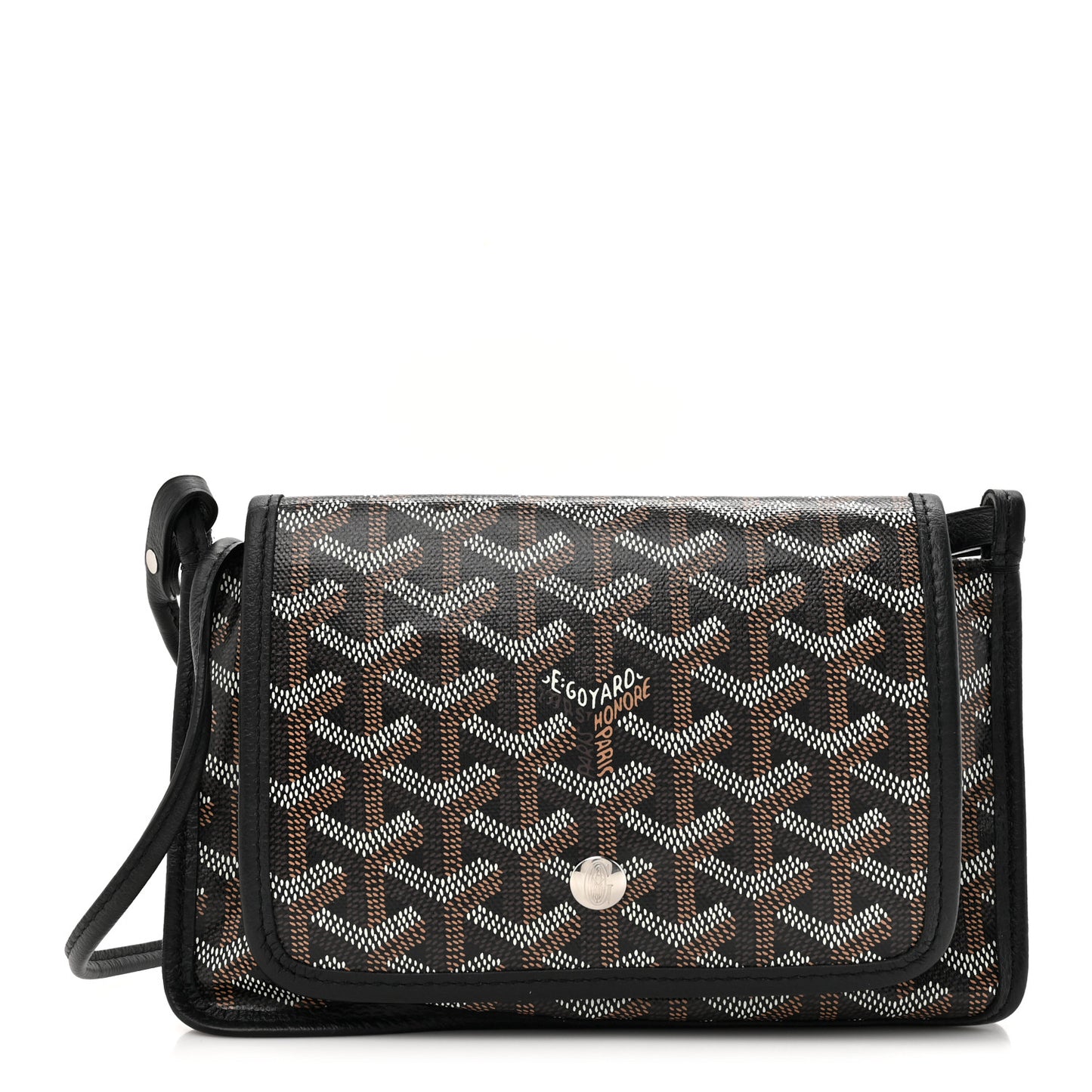 Goyardine Plumet Wallet Clutch Black