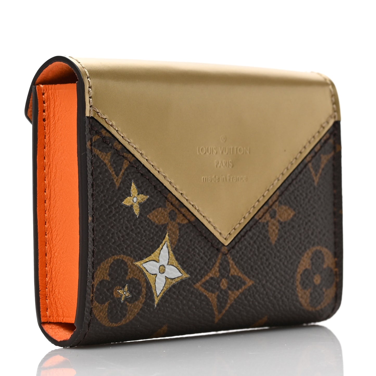 Monogram Vivienne Playing Cards Pouch Gold