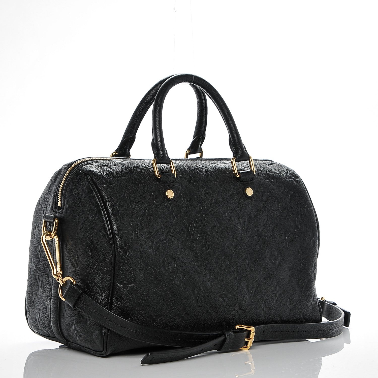 Louis Vuitton Empreinte Speedy Bandouliere 30 Black 3 of 7