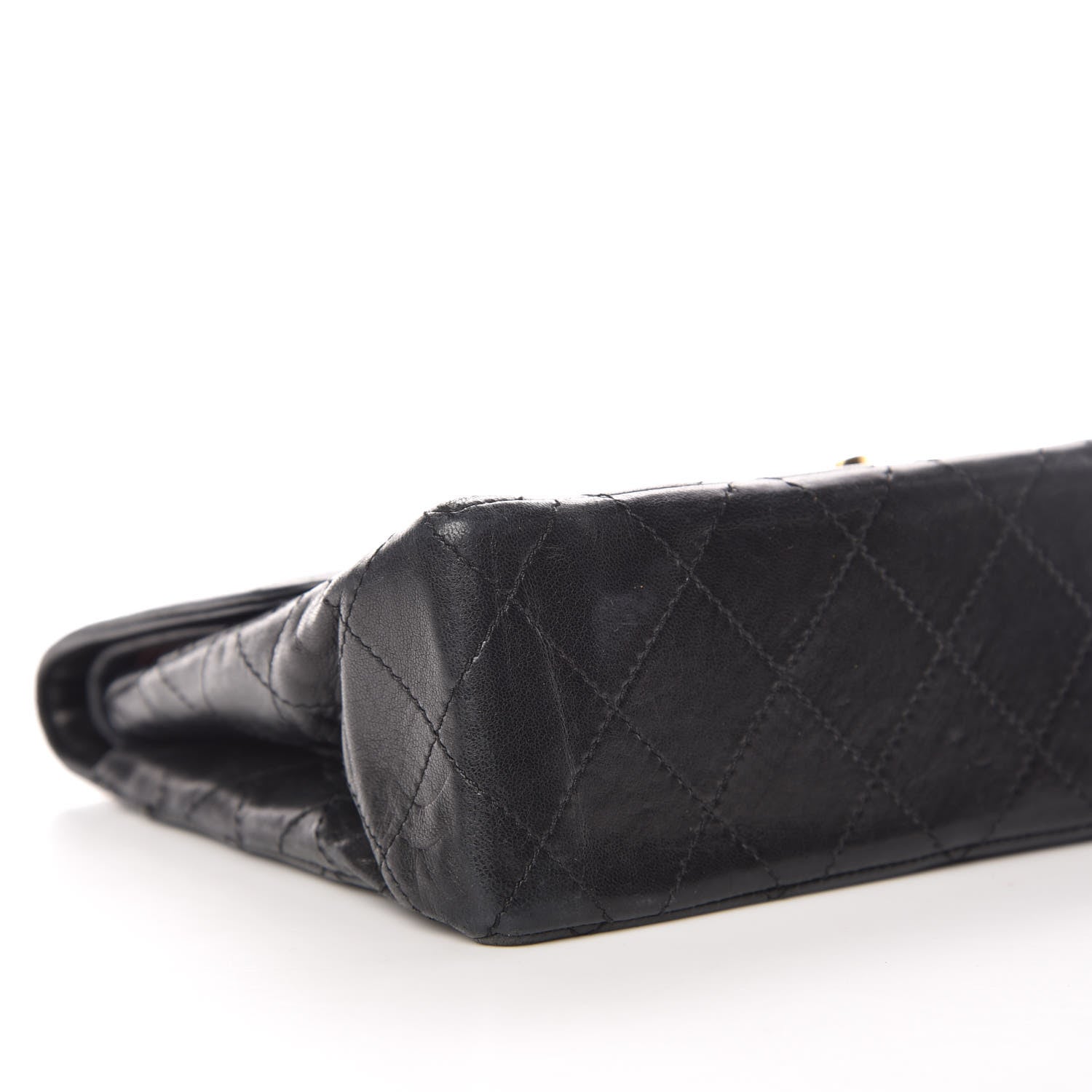 Chanel Lambskin Quilted Medium Double Flap Black 5 of 14