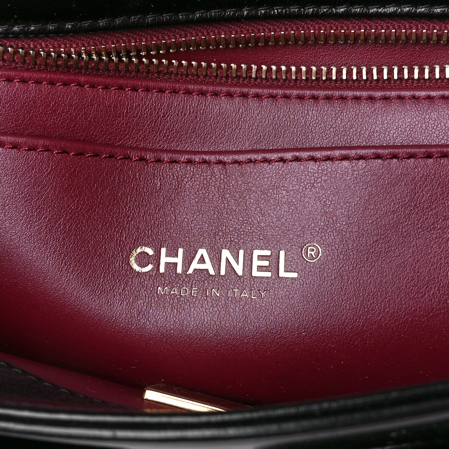 Chanel Shiny Lambskin Quilted Small Daily Friend Flap Black 6 of 11