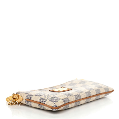 Louis Vuitton Damier Azur Pochette Milla MM 4 of 8