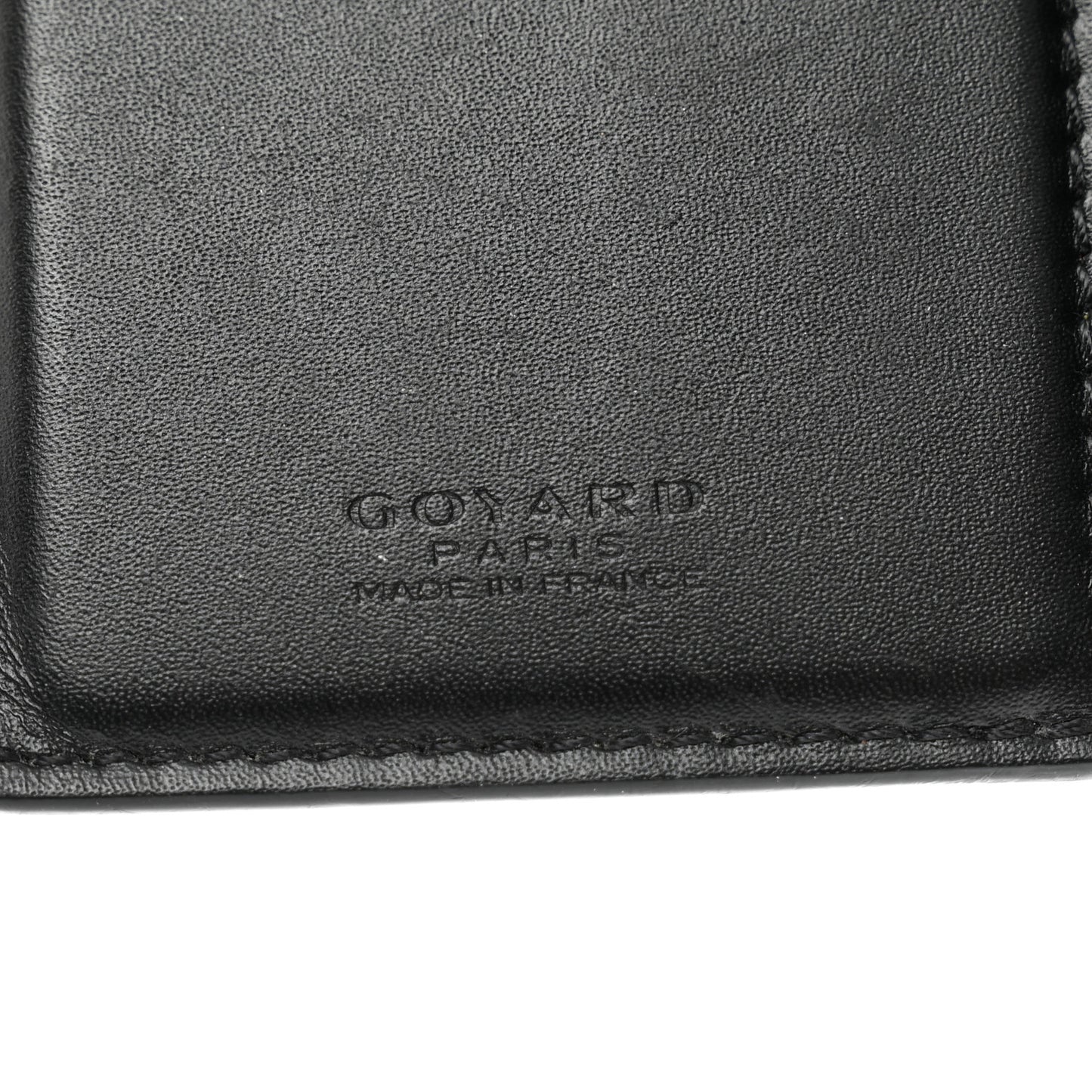 Goyardine Saint Pierre Card Holder Black