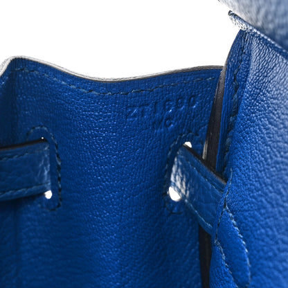 Hermes Togo Birkin 25 Bleu France 7 of 11