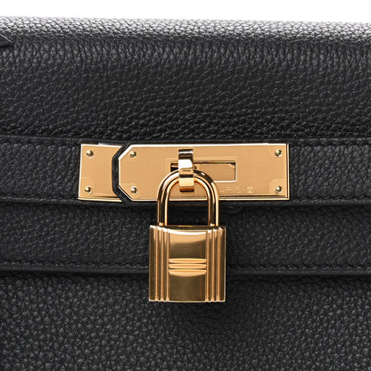 Hermes Togo Kelly Retourne 28 Black 10 of 11