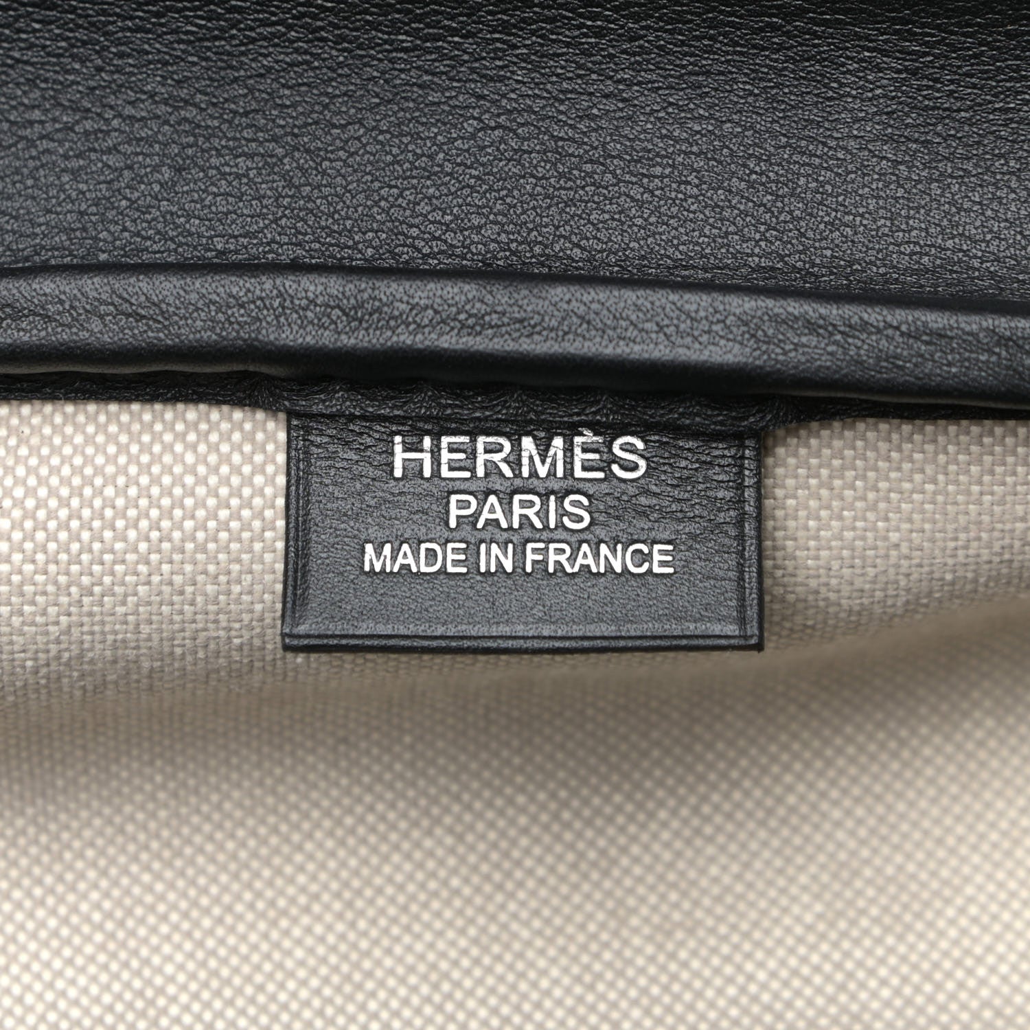 Hermes Toile H Sombrero II Bayadere Cavour Bag Ecru Black 6 of 13