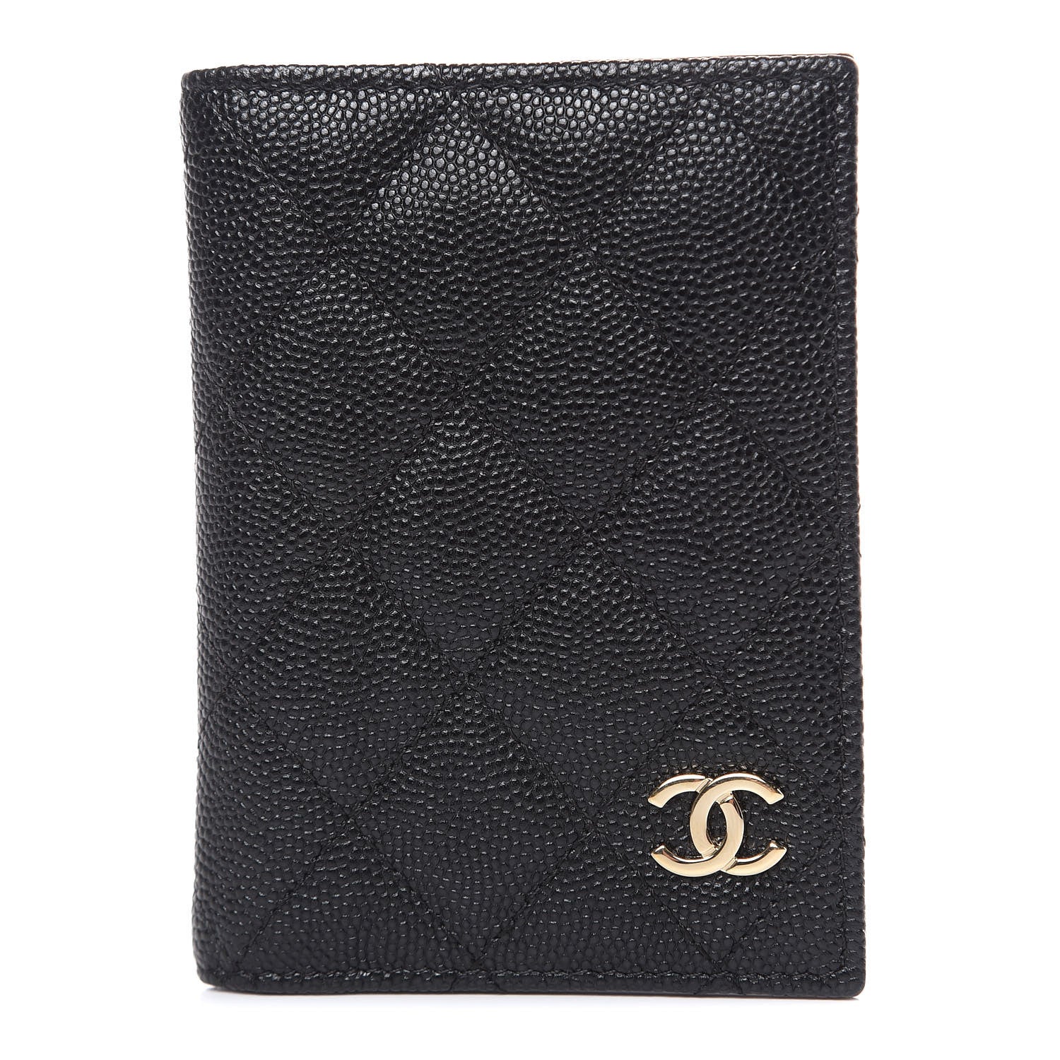 Chanel Caviar Quilted Card Holder Wallet Black 1 of 12