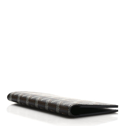 Goyard Goyardine Grenelle Passport Wallet Black Gold 4 of 7