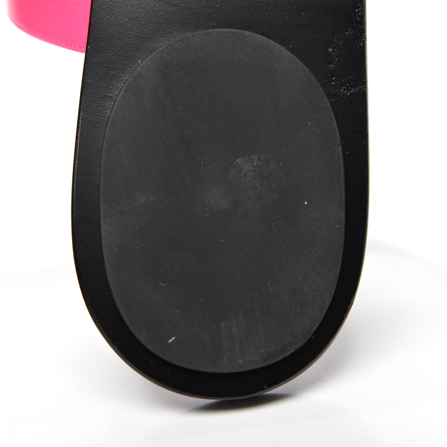 Calfskin GG Marmont Thong Sandals 40 Fuxia Fluo