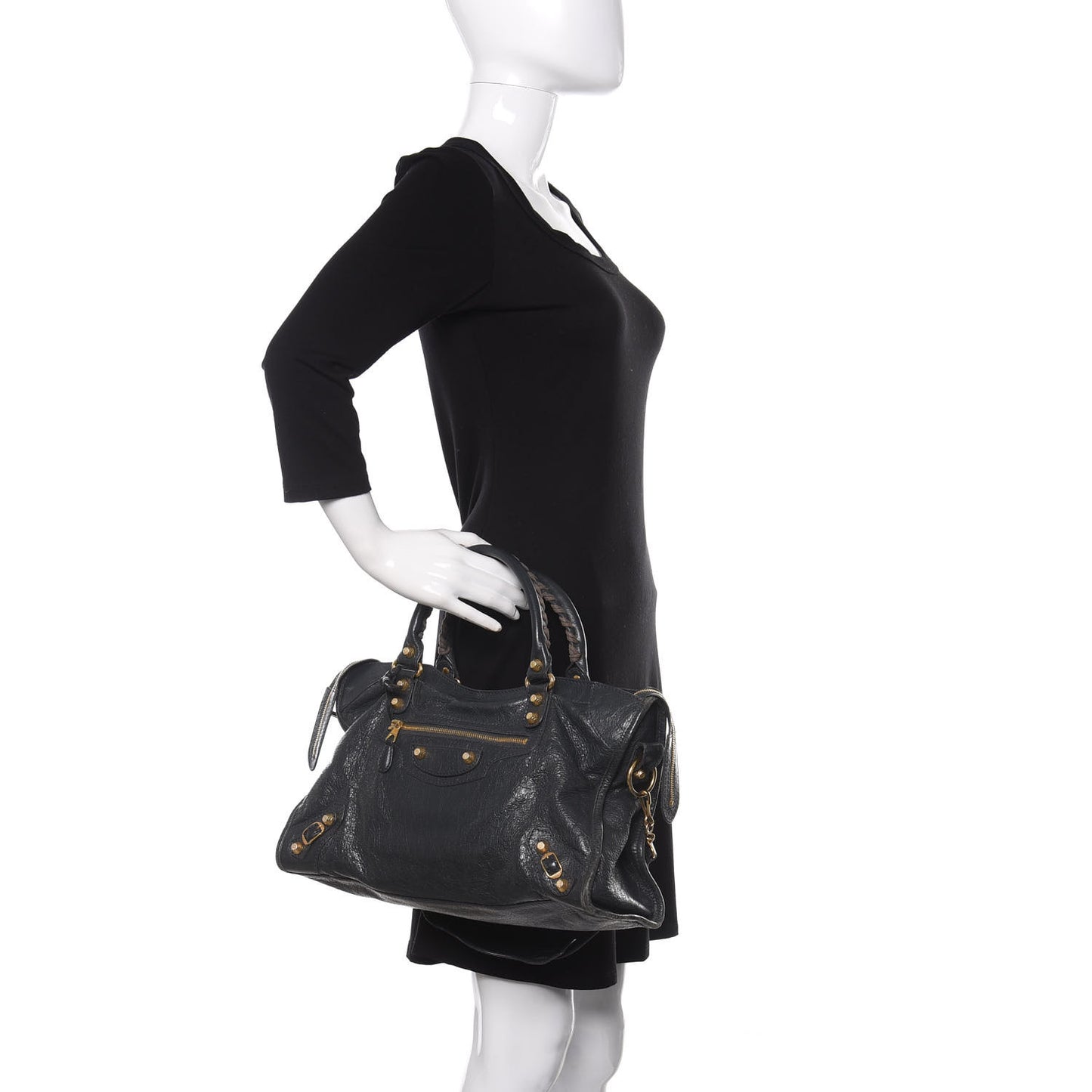Agneau Giant 12 Gold Hardware City Anthracite