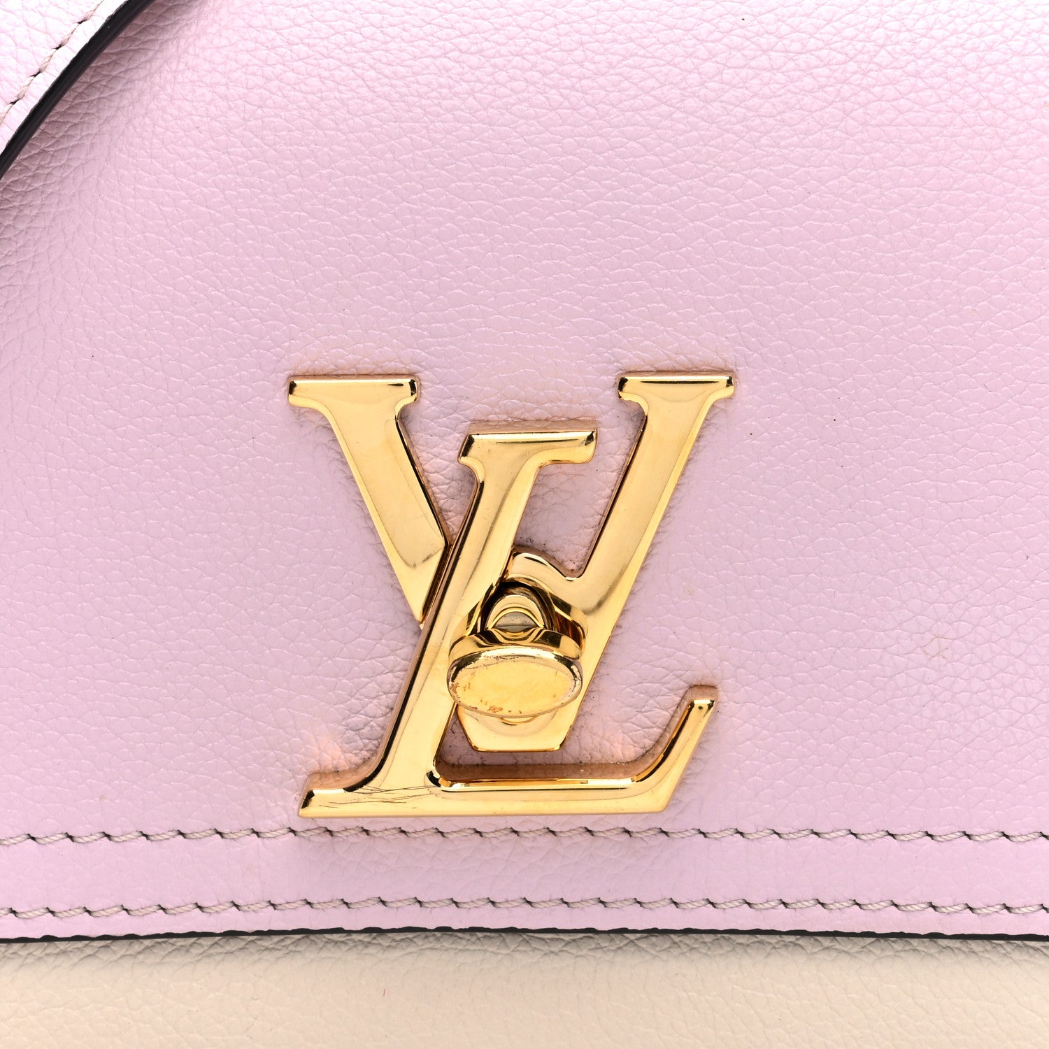 Louis Vuitton Grained Calfskin Lockme Tender Rose Water 7 of 9