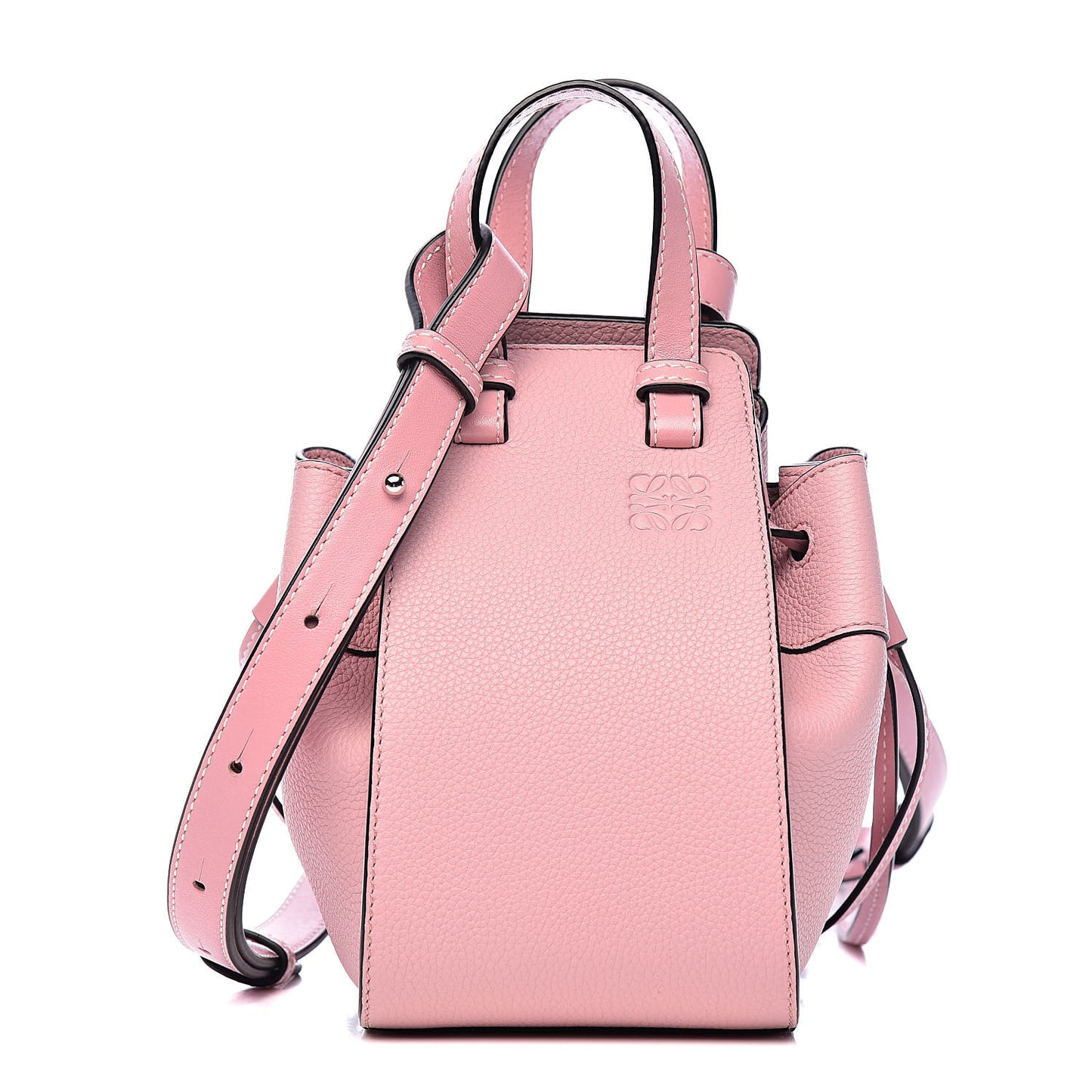 Calfskin Mini Hammock Shoulder Bag Pastel Pink