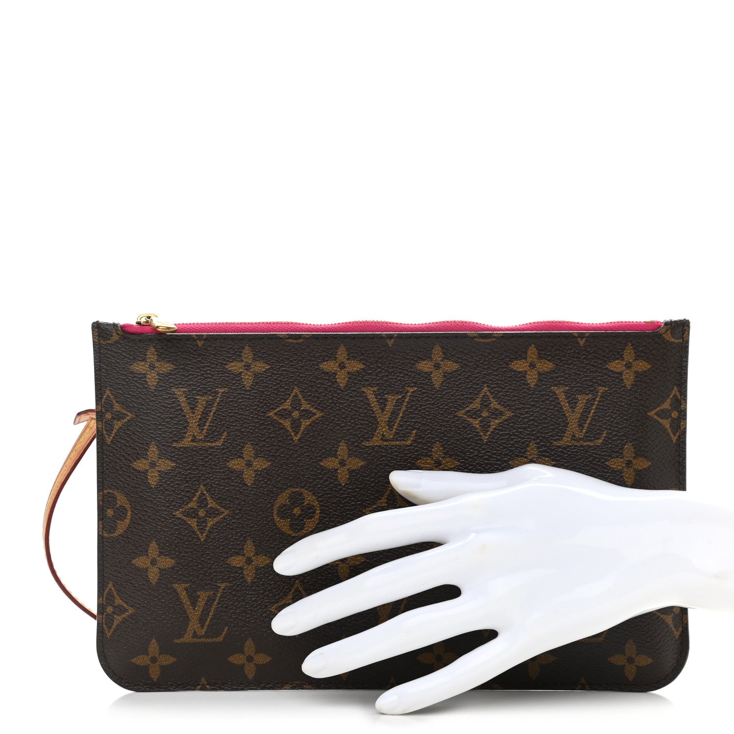 Louis Vuitton Monogram Neverfull MM GM Pochette Pivoine 2 of 8