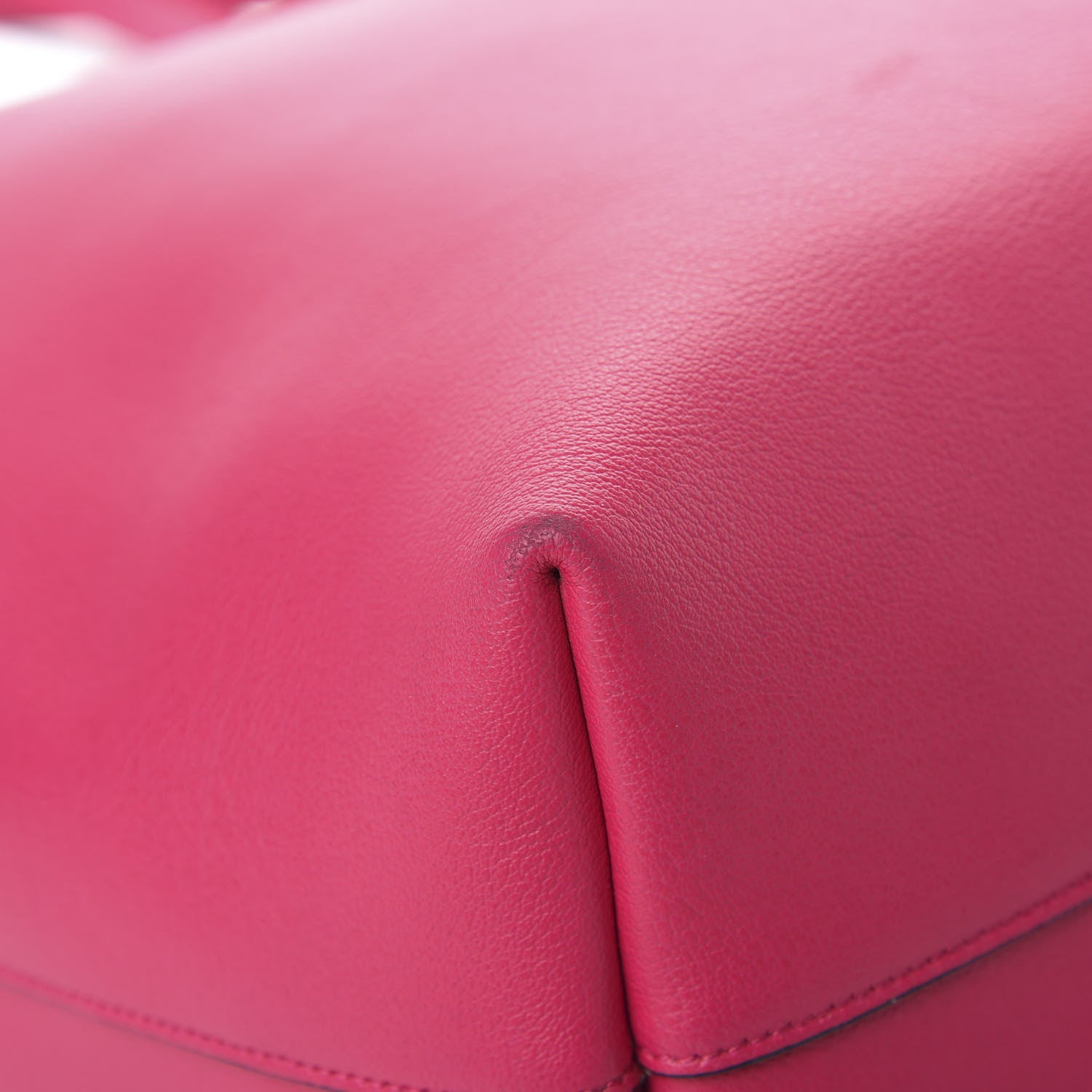 Saint Laurent Calfskin Large Shopping Tote Fuchsia 12 of 16