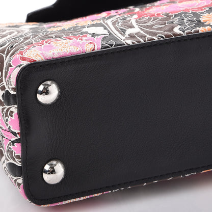 Louis Vuitton Lambskin Capucines BB Wildflowers Black 11 of 16
