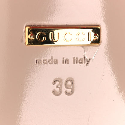 Gucci Vernice GG Marmont Fringe 50mm Loafer Pumps 39 Rododendro 8 of 13