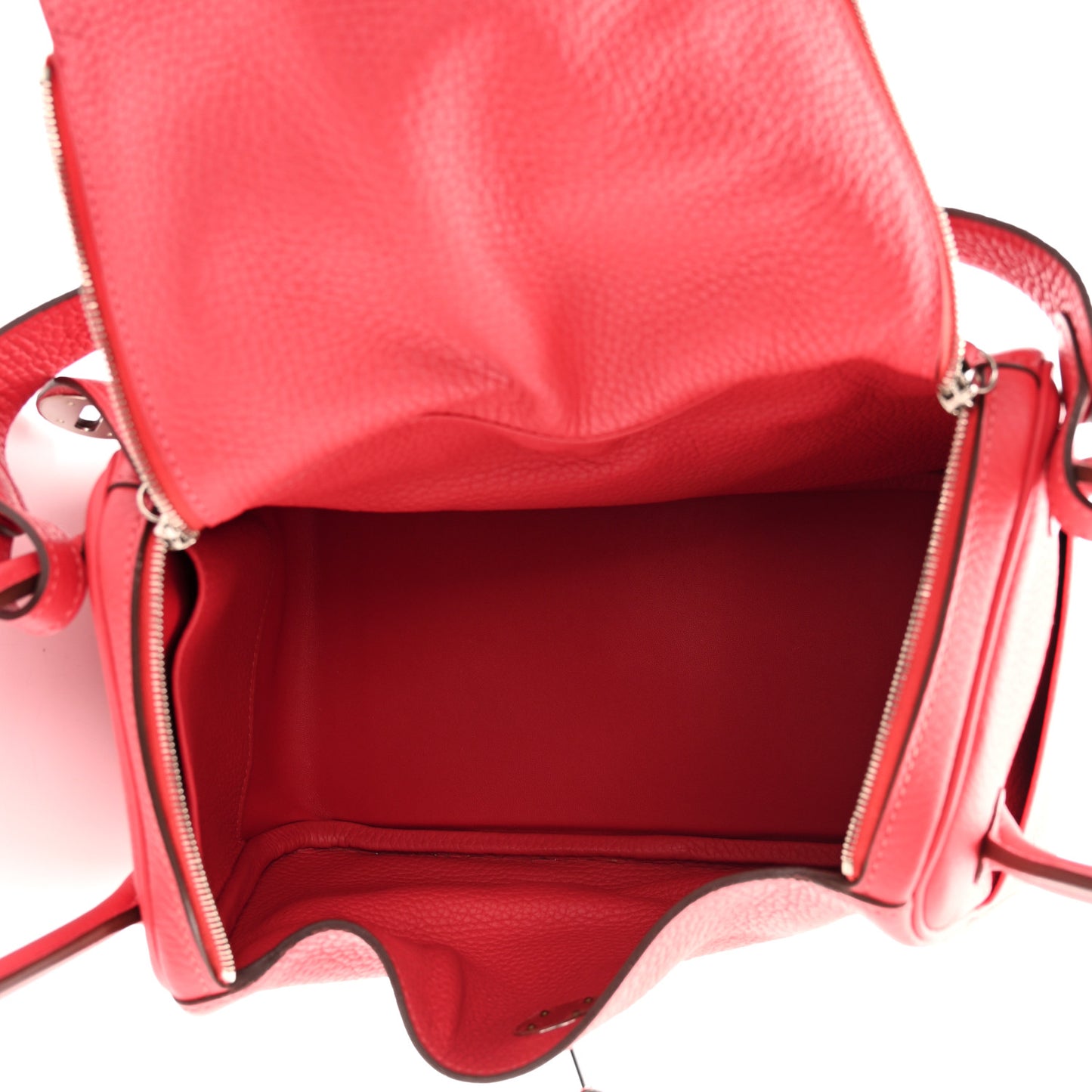 Taurillon Clemence Lindy 26 Rouge Pivoine