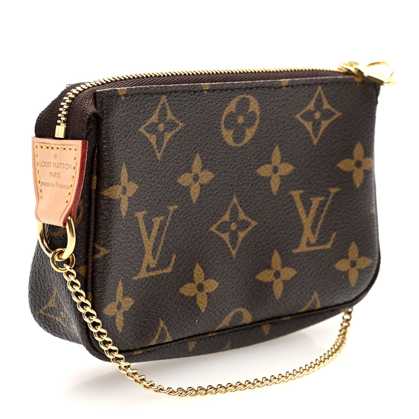 Monogram V Saint Tropez Mini Pochette Accessories Rose Ballerine