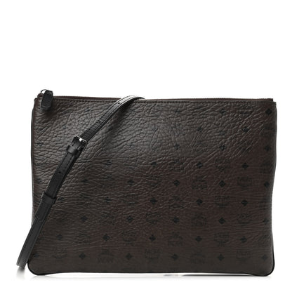 MCM Visetos Medium Crossbody Pouch Brown 1 of 5