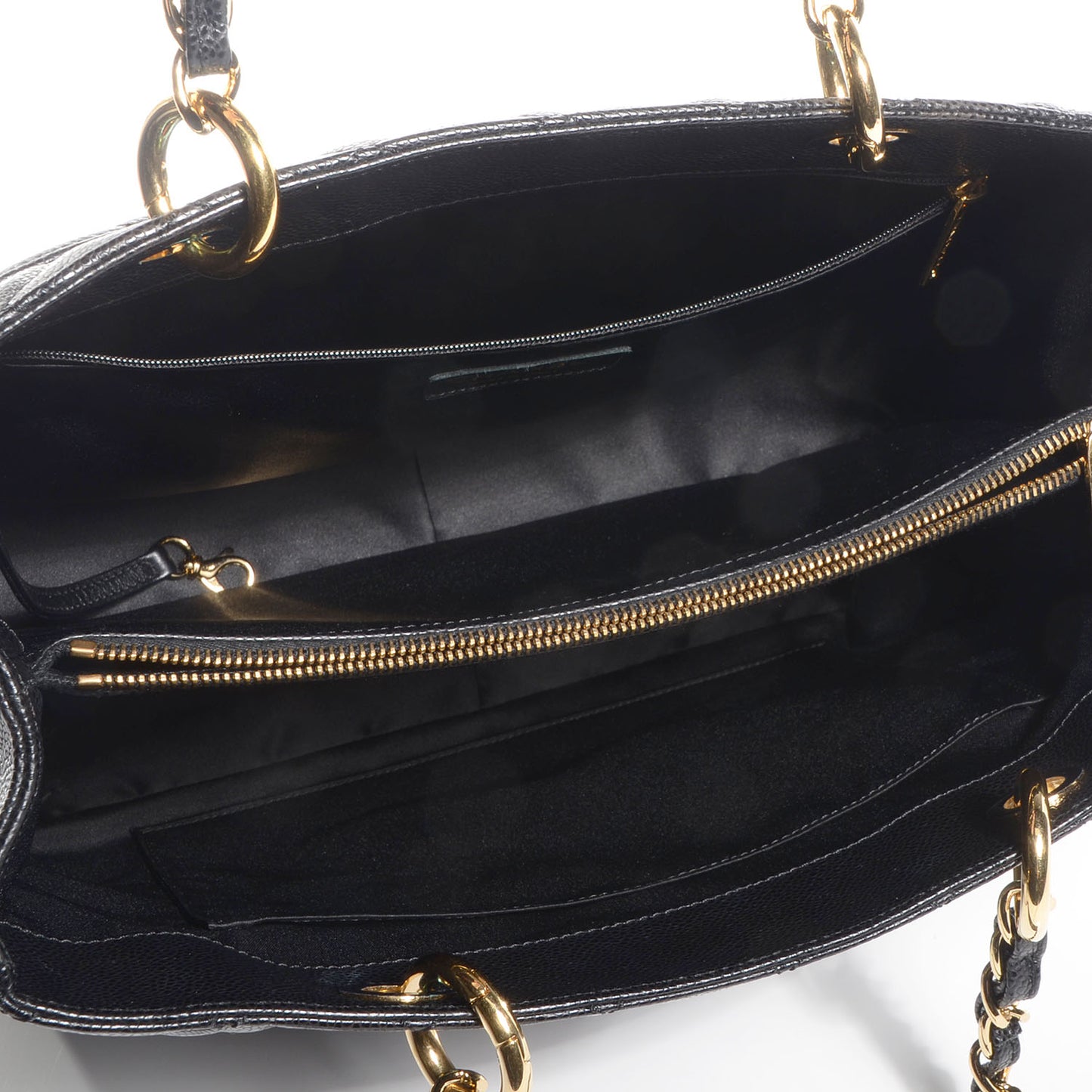Caviar Grand Shopping Tote GST Black