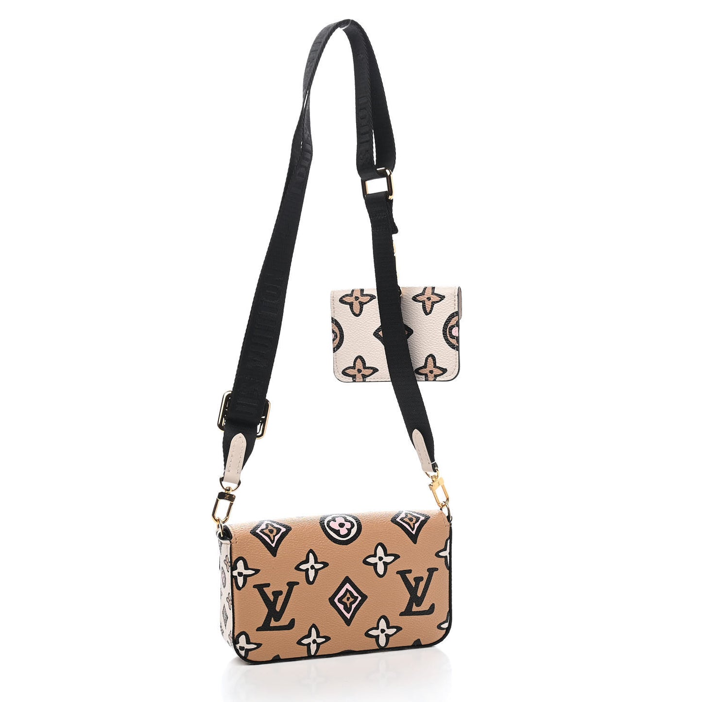 Monogram Wild At Heart Felicie Strap & Go Arizona Creme