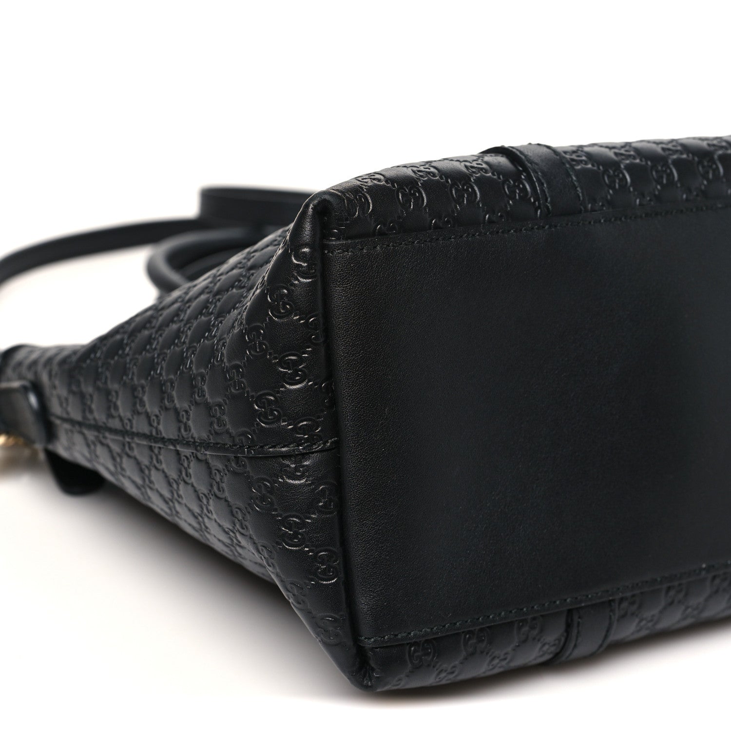 Gucci Soft Microguccissima Small Zippered Satchel Black 9 of 10