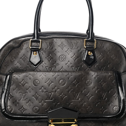 Louis Vuitton Monogram Embossed Cuir Alizee Gris 8 of 16