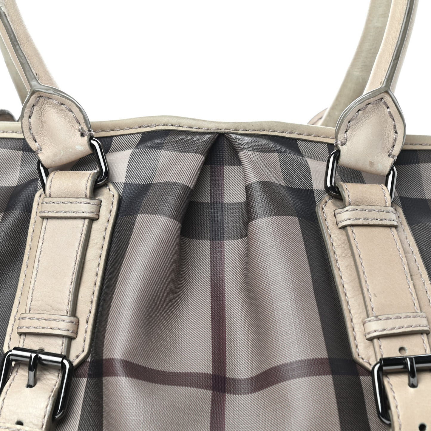 Smoked Check Small Northfield Tote Trench
