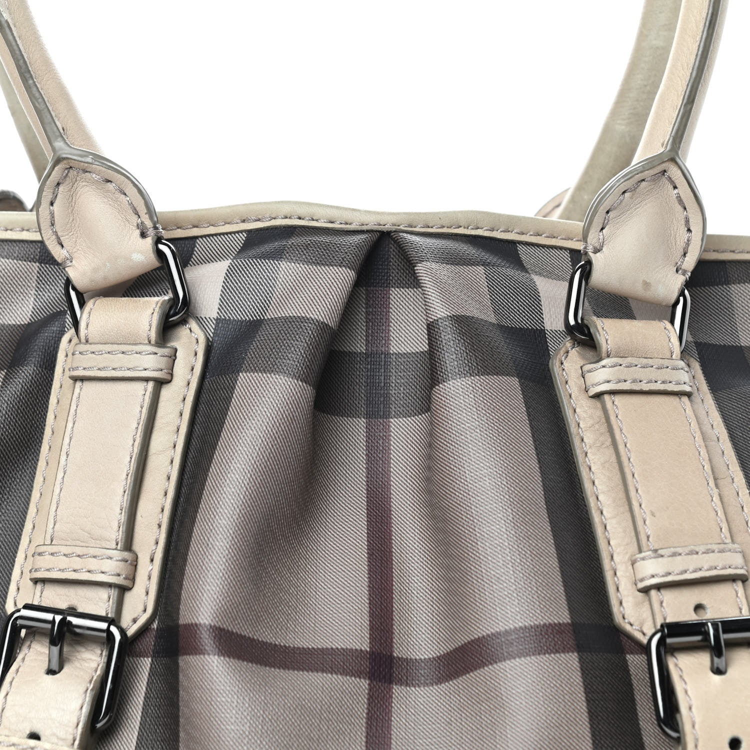 Burberry Smoked Check Small Northfield Tote Trench 9 of 9