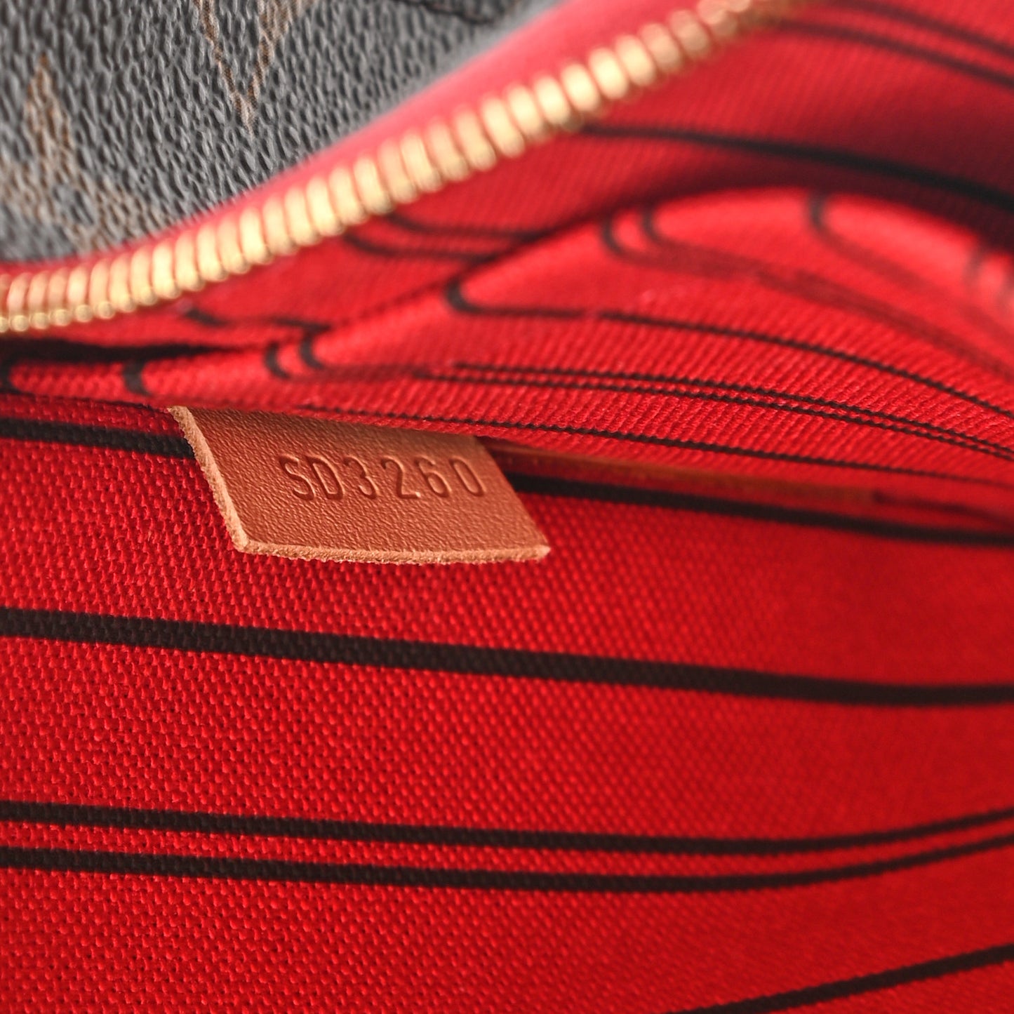 Monogram Neverfull MM GM Pochette Cherry
