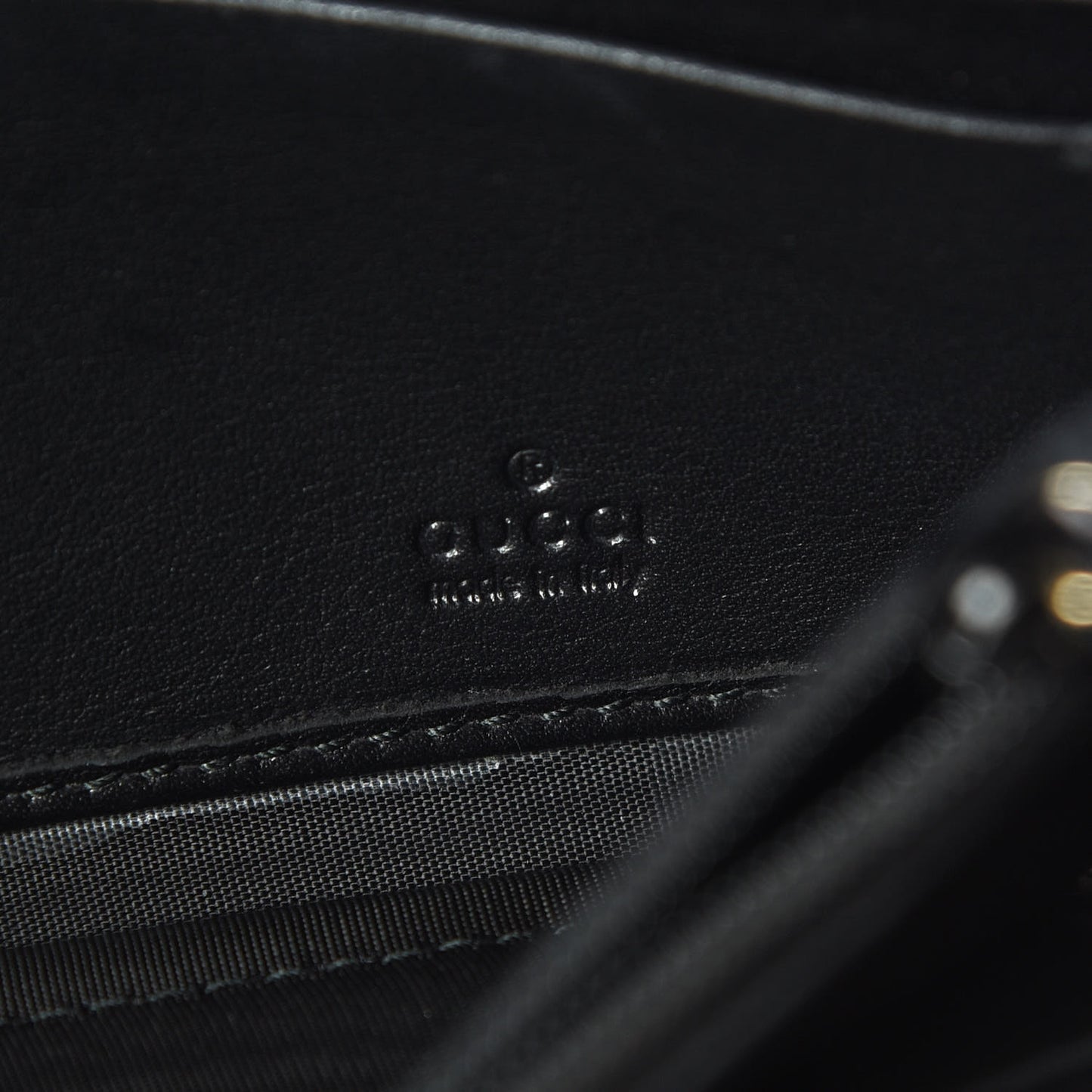 Patent Microguccissima Nice Wallet Black