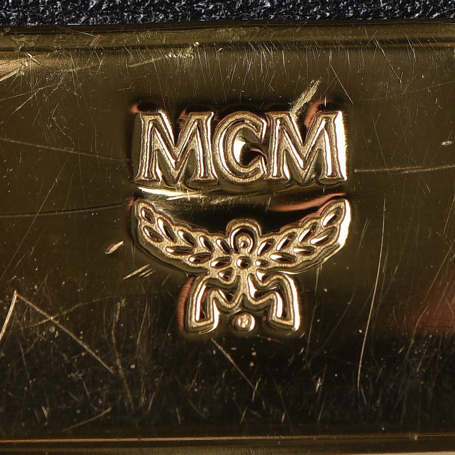 MCM Monogram Coated Canvas Portfolio Case Black 6 of 13