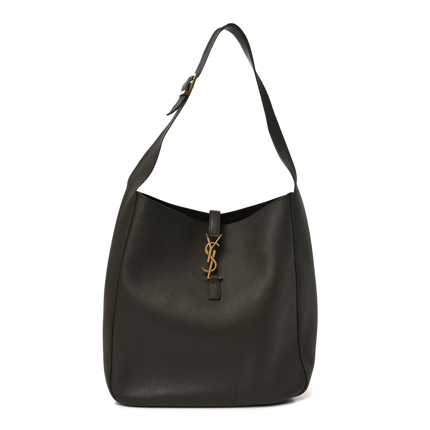 Saint Laurent Smooth Calfskin Large Le 5 A 7 Soft Hobo Light Musk 1 of 9