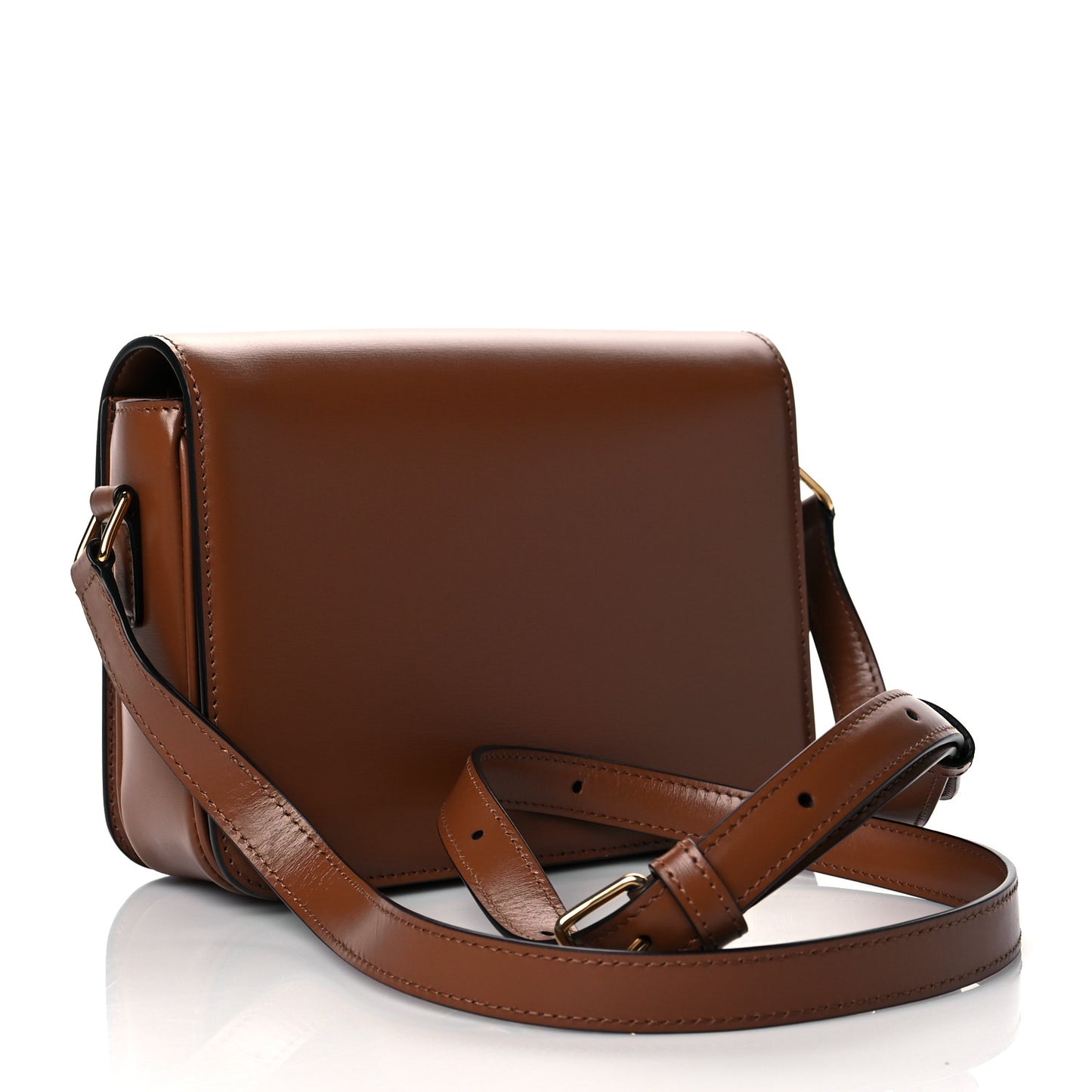 Shiny Calfskin Teen Triomphe Tan