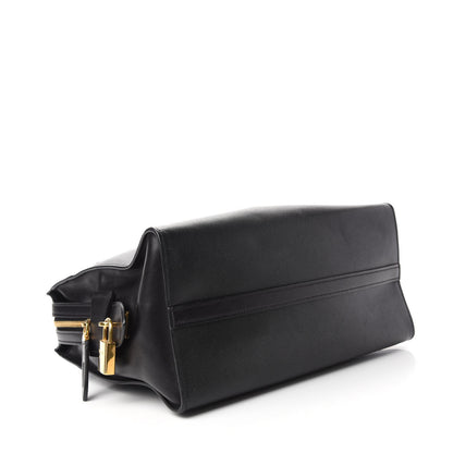 Prada Saffiano City Calfskin Medium Esplanade Tote Black 4 of 10