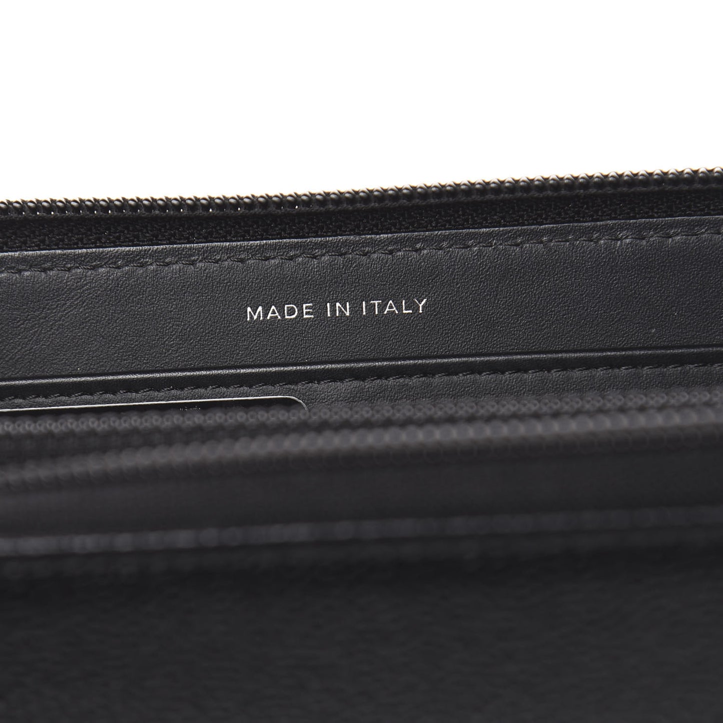 Caviar Timeless CC Large Gusset Zip Around Wallet Black