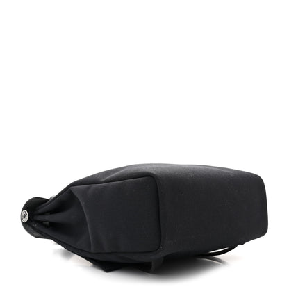 Hermes Military Toile Vache Hunter Herbag a Dos Zip Retourne Backpack Black 6 of 13