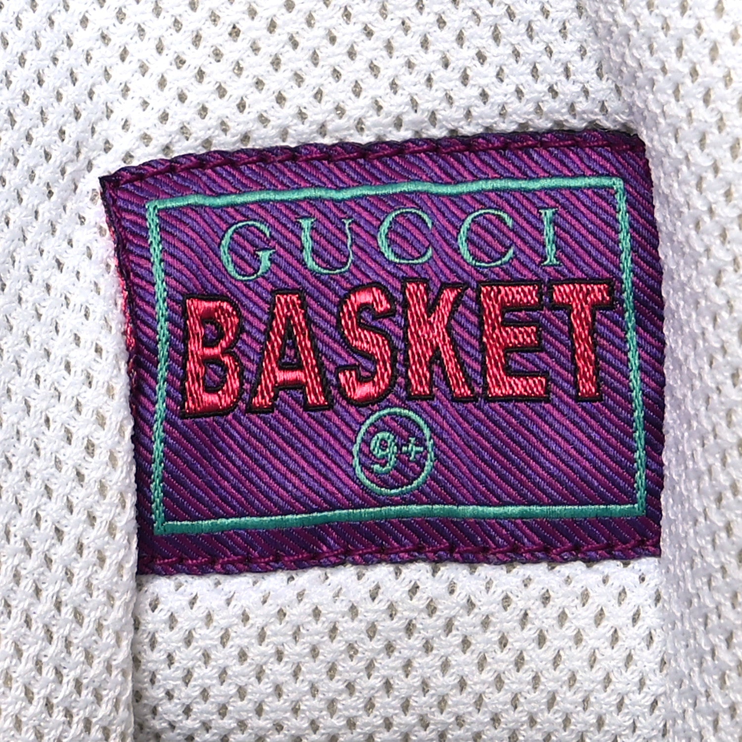 Gucci Demetra GG Supreme Monogram Mens Basket High Top Sneakers 9.5 Great White Beige Ebony 6 of 8