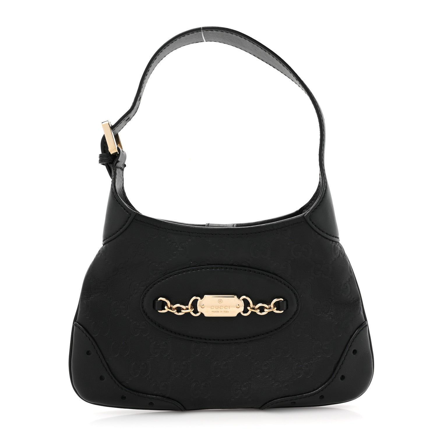 Gucci Guccissima Punch Hobo Black 1 of 12