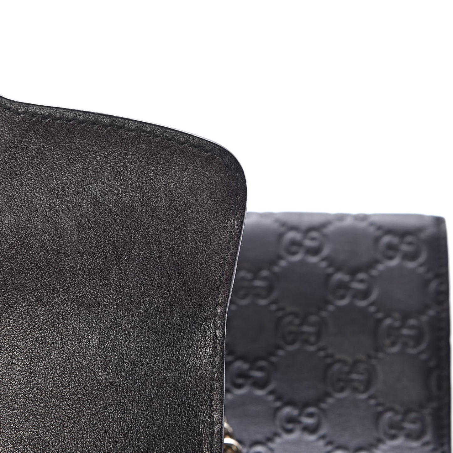 Guccissima Large Emily Chain Shoulder Bag Black