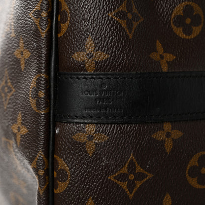 Louis Vuitton Monogram Macassar Keepall Bandouliere 55 7 of 10
