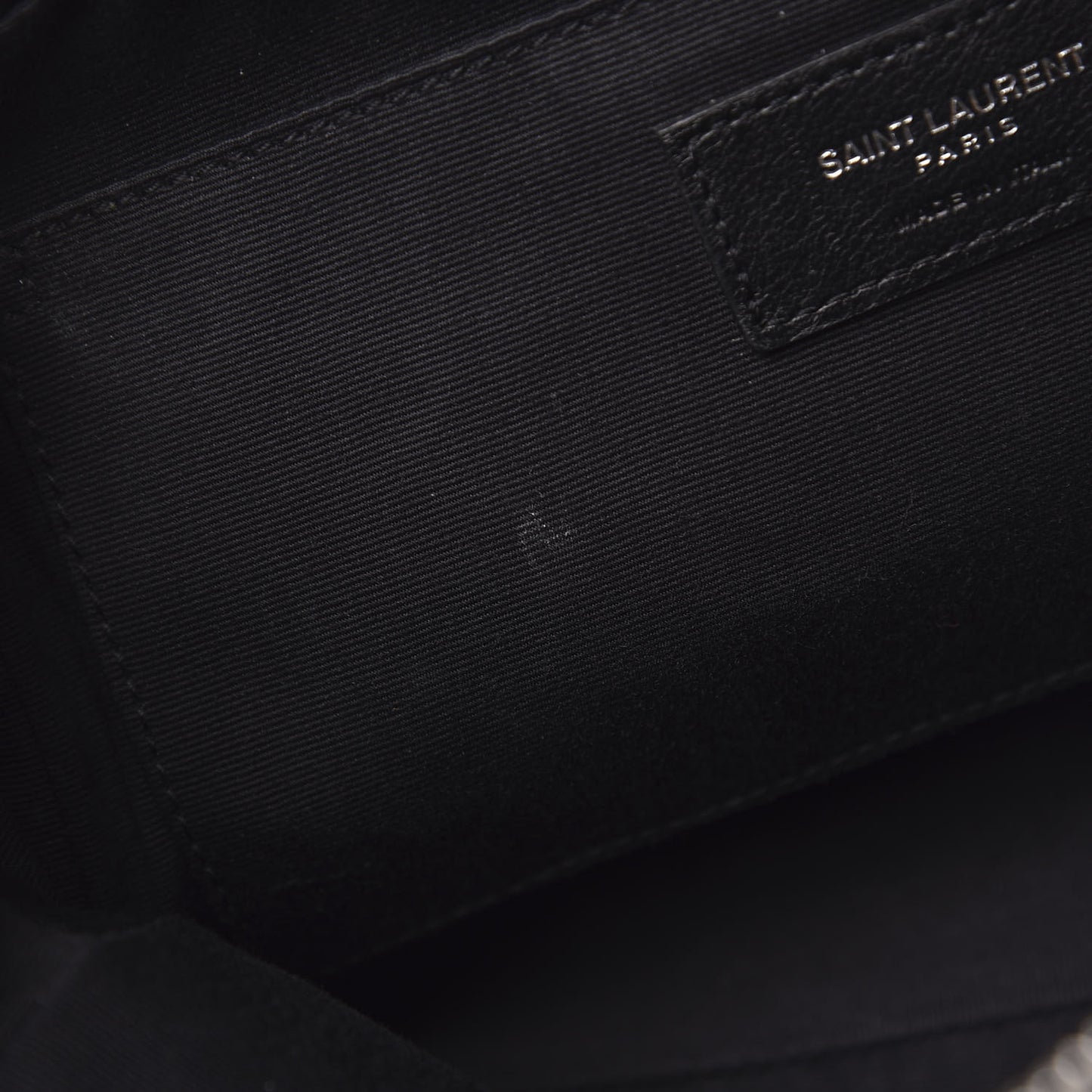 Lambskin Monogram Small Lou Camera Bag Black
