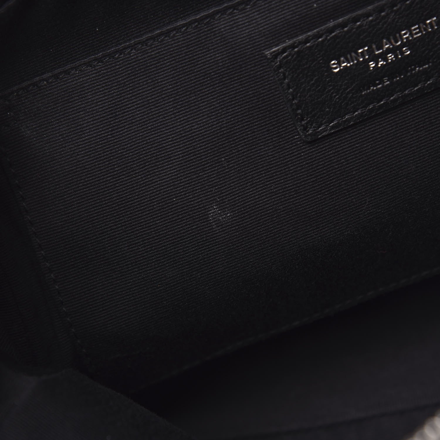 Saint Laurent Lambskin Monogram Small Lou Camera Bag Black 7 of 11