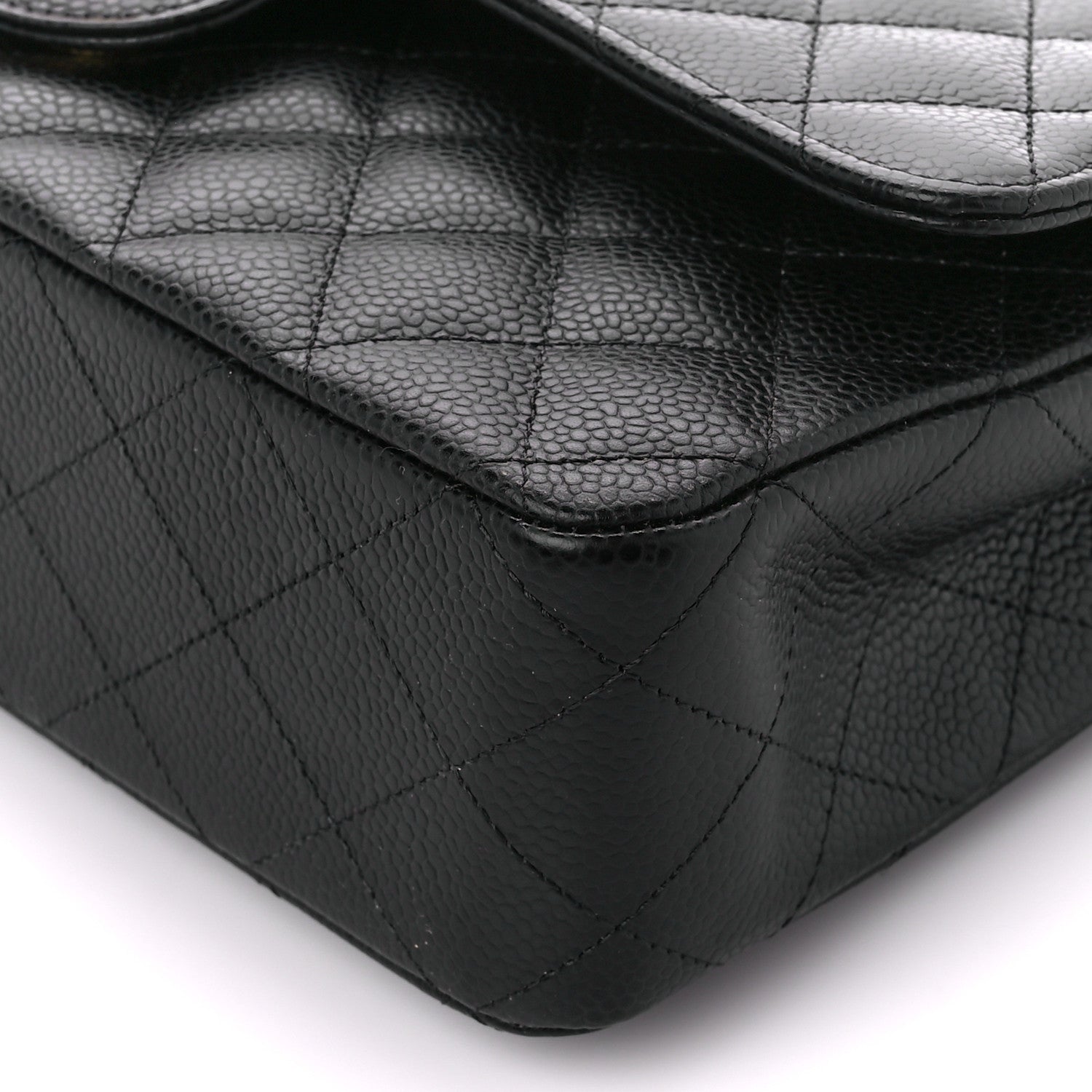 Chanel Caviar Quilted Medium Double Flap Black 11 of 11