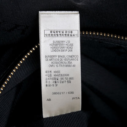 Burberry Signature Grain Calfskin Medium Hobo Pale Taupe 5 of 11