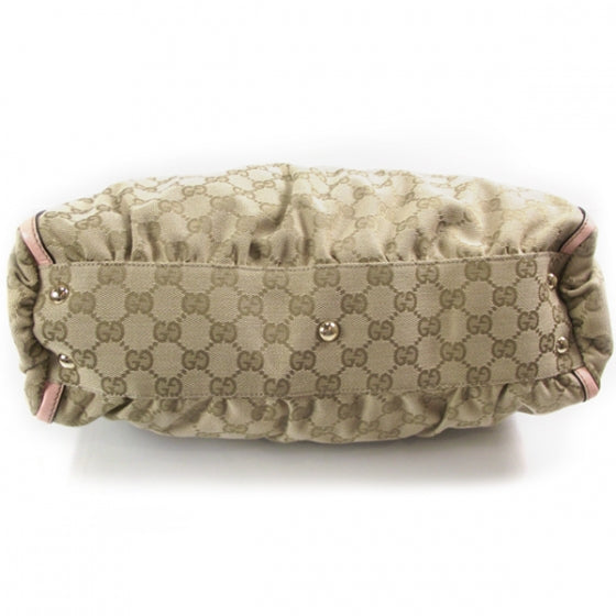 Gucci Monogram D Gold Boston Pink 4 of 13