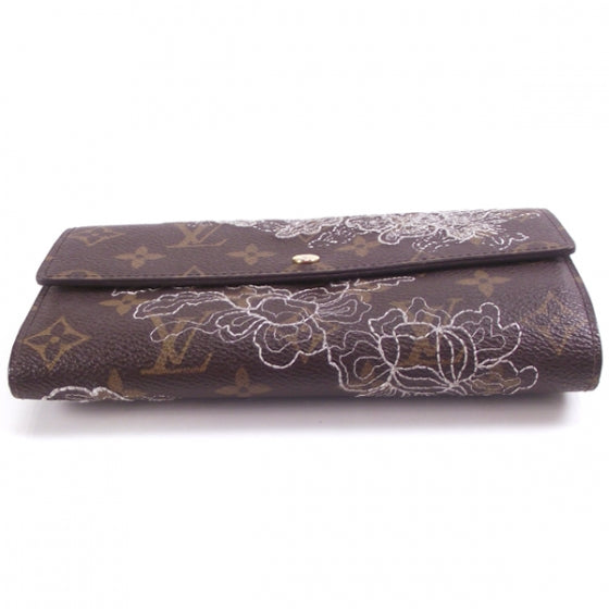 Monogram Dentelle Sarah Wallet Silver