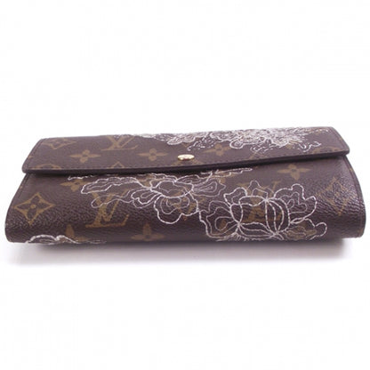 Louis Vuitton Monogram Dentelle Sarah Wallet Silver 4 of 7