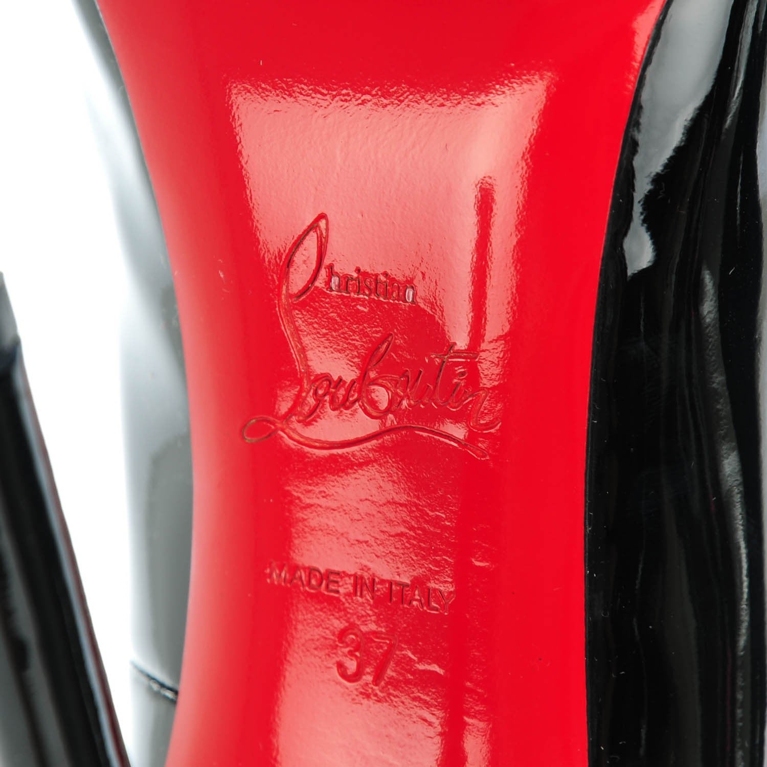 Christian Louboutin Patent Pigalle 120 Pumps 37 Black 6 of 7